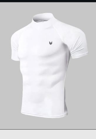 All White Ironmark Athletic T-Shirt